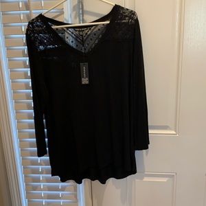 Cable & Gauge NWT SZ Extra Large Black Top